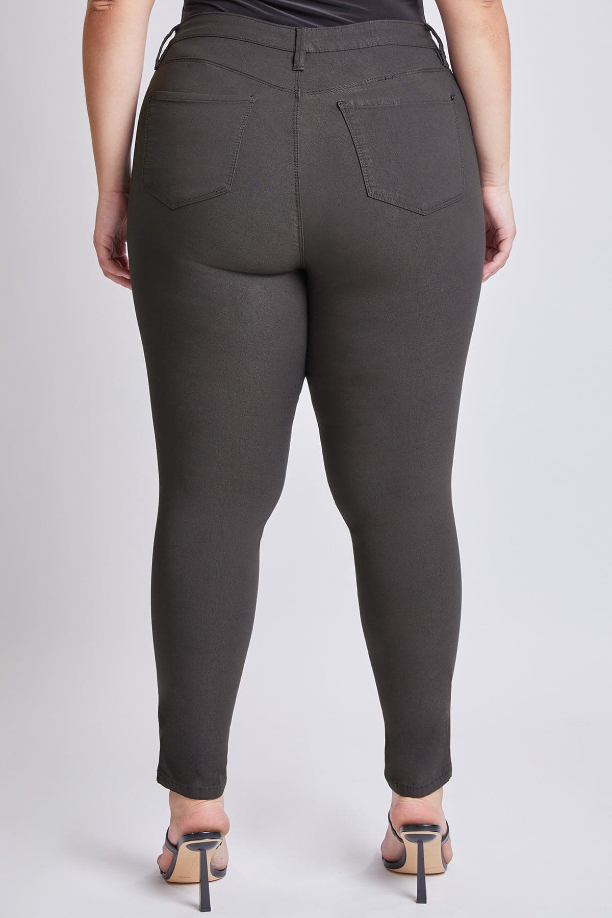 Ymi Women's plus Hyperstretch Skinny Pants view 25 - Comfort Stretch - Ymi Womens Jeans (bottom)