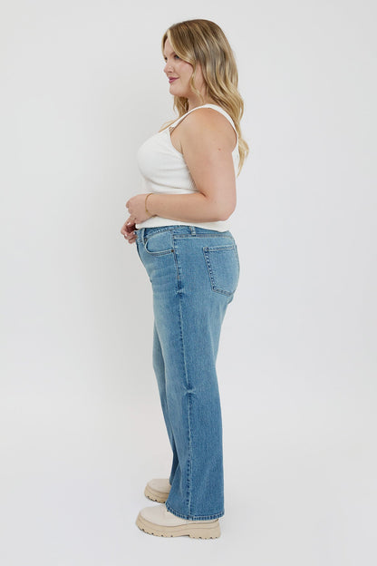 Ymi Women's plus Luxe Wide Leg Jeans view 16 - Ymi Womens Pants (bottom)