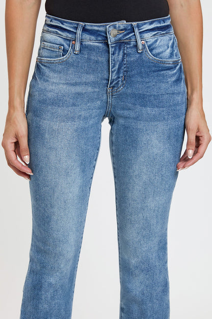 Ymi Women's Premium Stretch Bootcut Jeans in M Medium Blue view 5 - Comfort Stretch - Women'S Premium Jeans Brand