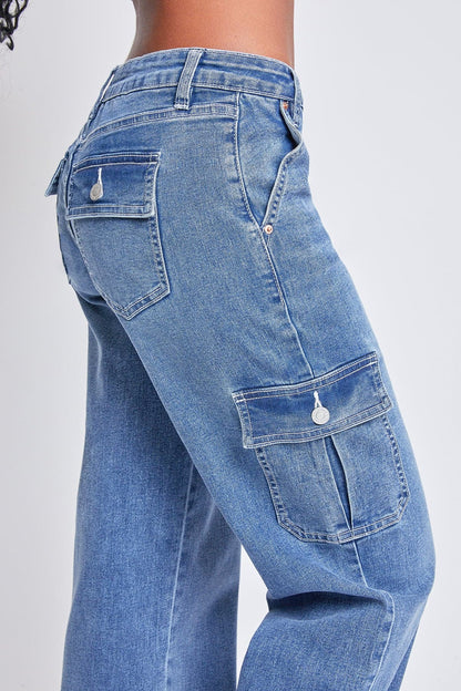 Ymi Women's Straight Cargo Skater Jeans view 29 - Women'S Straight Jeans (bottom)