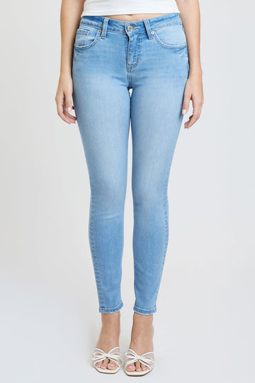 Ymi Women's Super Soft Mid Rise Skinny Jeans - MeeeShop Women's Fashion