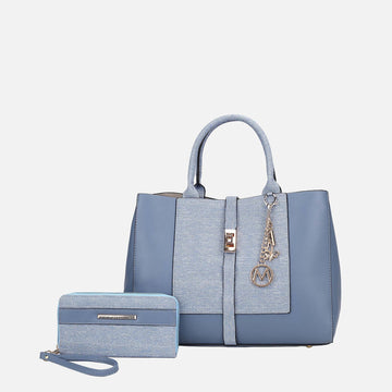 Yola Ii Tote Bag and Wallet Set in Black - Yola Tote Bag (one-piece)