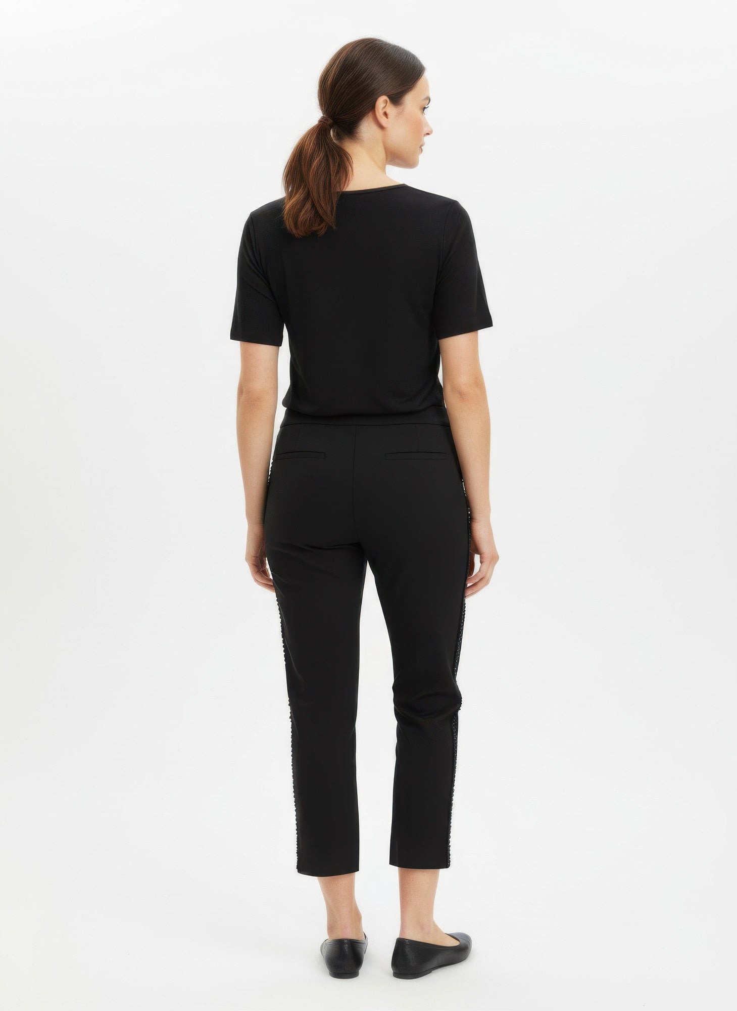 Zac & Rachel Solid Ankle Pants 10 view 3 (bottom) - zac & rachel pants plus size, zac & rachel pants on - shop at us.meeeshop