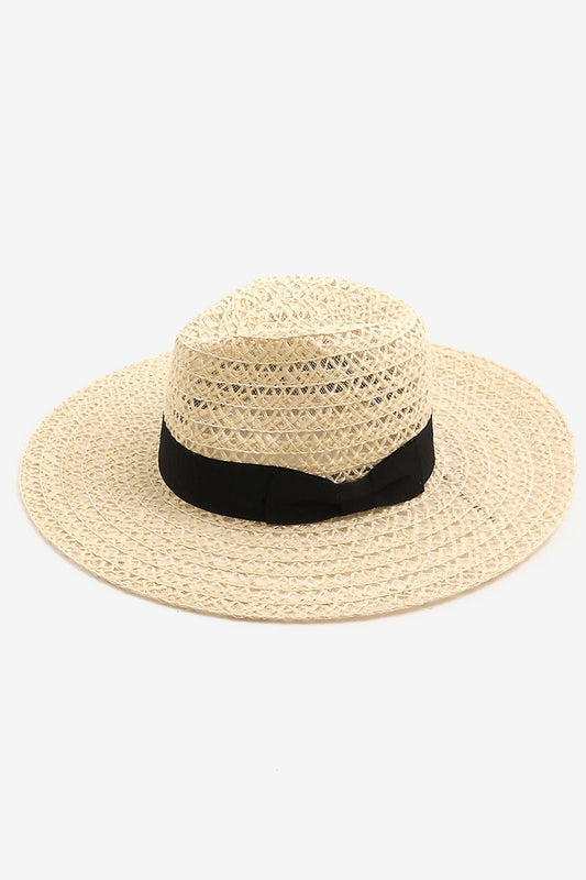 Fame Wide Brim Straw Weave Sun Hat | us.meeeshop