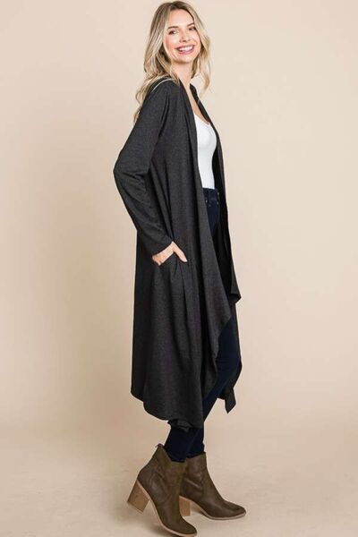 Culture Code Open Front Longline Cover Up with Pockets | us.meeeshop