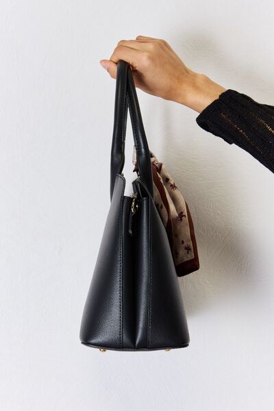 David Jones PU Leather Handbag In Black | us.meeeshop
