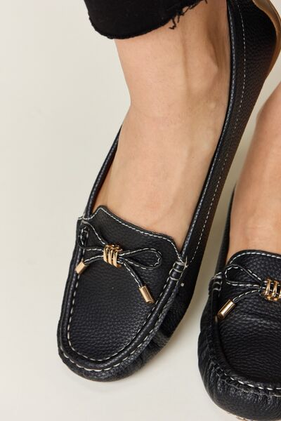 Forever Link Slip On Bow Flats Loafers | us.meeeshop