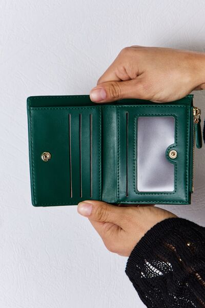David Jones Texture PU Leather Mini Wallet | us.meeeshop