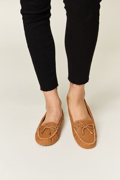 Forever Link Bow Decor Flat Loafers | us.meeeshop