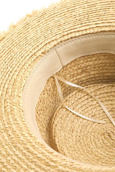 Fame Cutout Woven Straw Hat | us.meeeshop