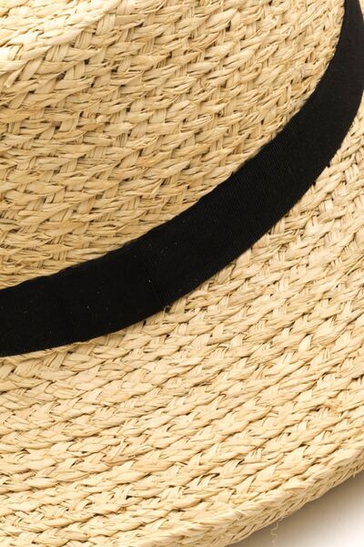 Fame Wide Brim Straw Weave Hat | us.meeeshop