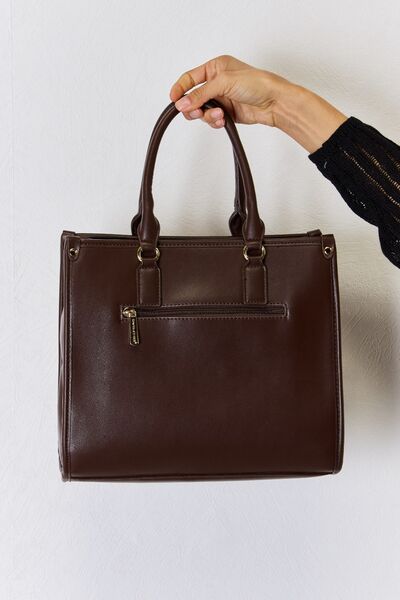 David Jones Argyle Pattern PU Leather Handbag | us.meeeshop